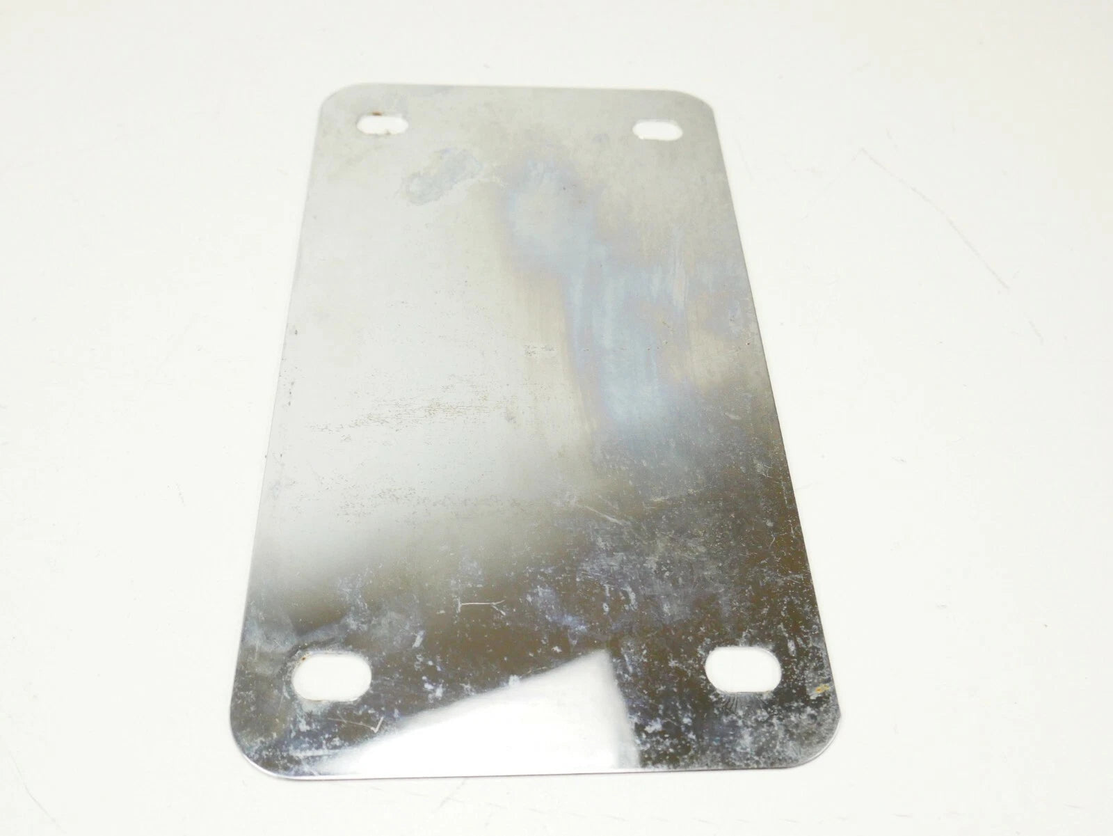 Chrome License Plate Flat Mounting Bracket for Harley-Davidson