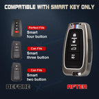 2-Pack Key Fob Cover Protector Shell for Toyota Camry RAV4 Avalon (2013-2015)