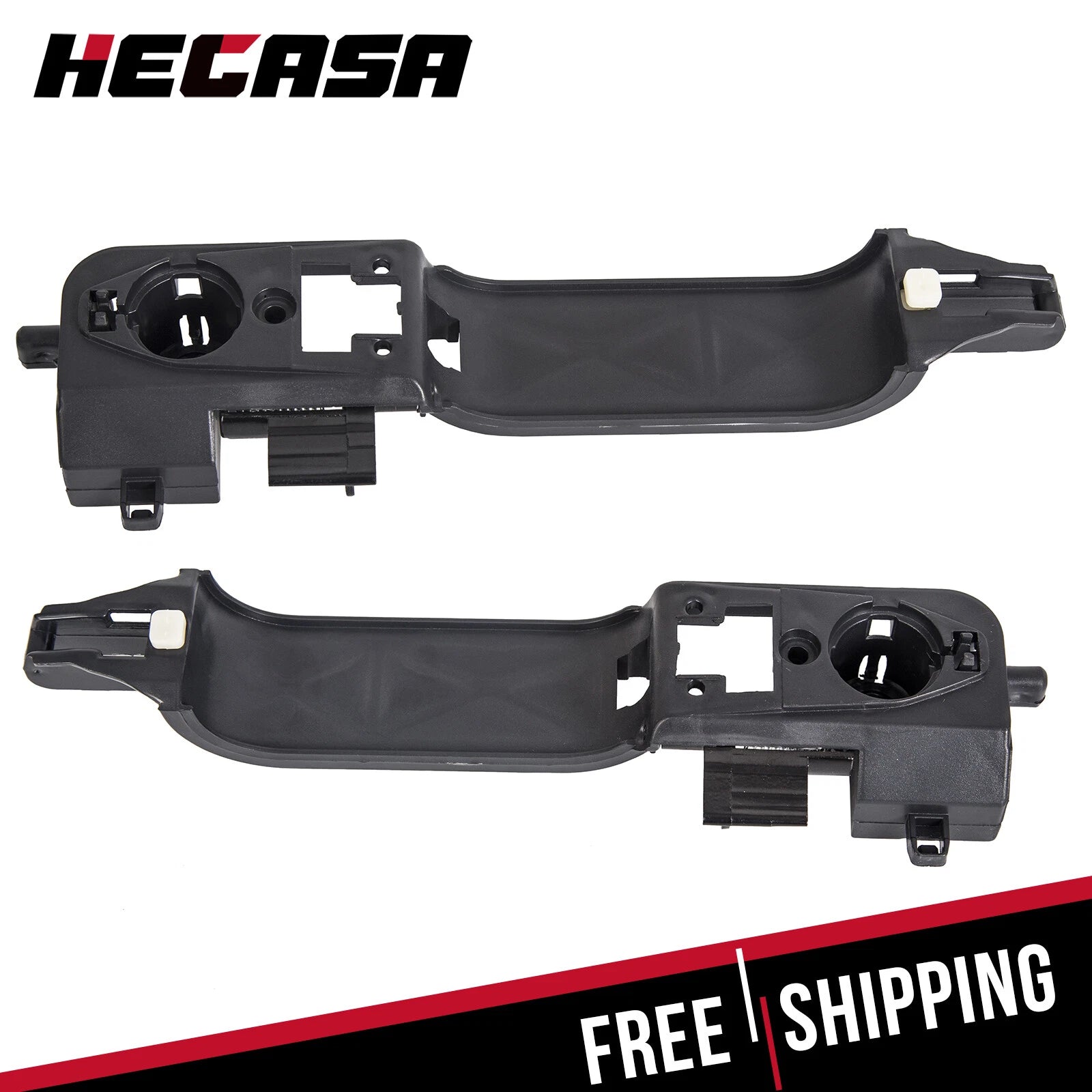 Set of 2 Outer Front Door Handle Reinforcements for Ford Focus (2000-2007)