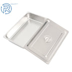 Set of 2 Full Size Hotel Pans for Commercial Use (4" Deep)