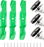 3X Mower Blade Spindle Kit for Cub Cadet Ultima ZT2 ZTS2 ZT3 (60" Deck) 618-04822A