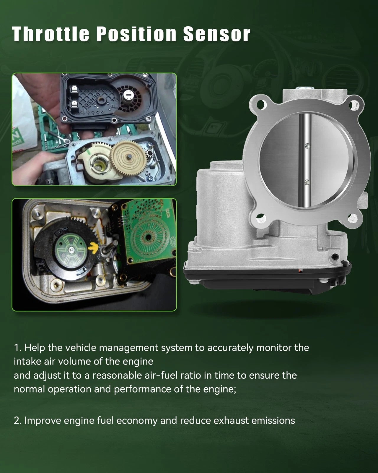 Throttle Body for Ford F-150 (2007–2010), Lincoln MKX (2007–2010), MKZ (2007–2012)