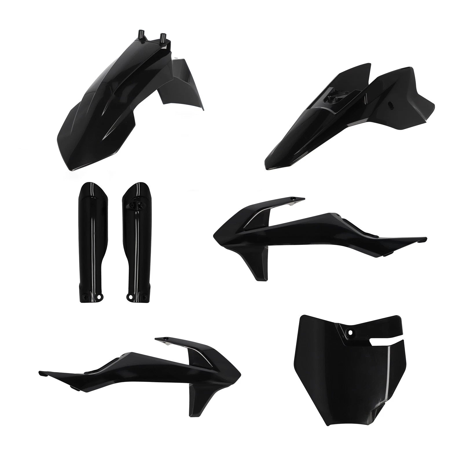Full Plastic Kit for Acerbis (Black)