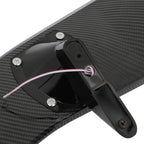 52in Glossy ABS Highkick Trunk Spoiler Wing with Brake Light Universal