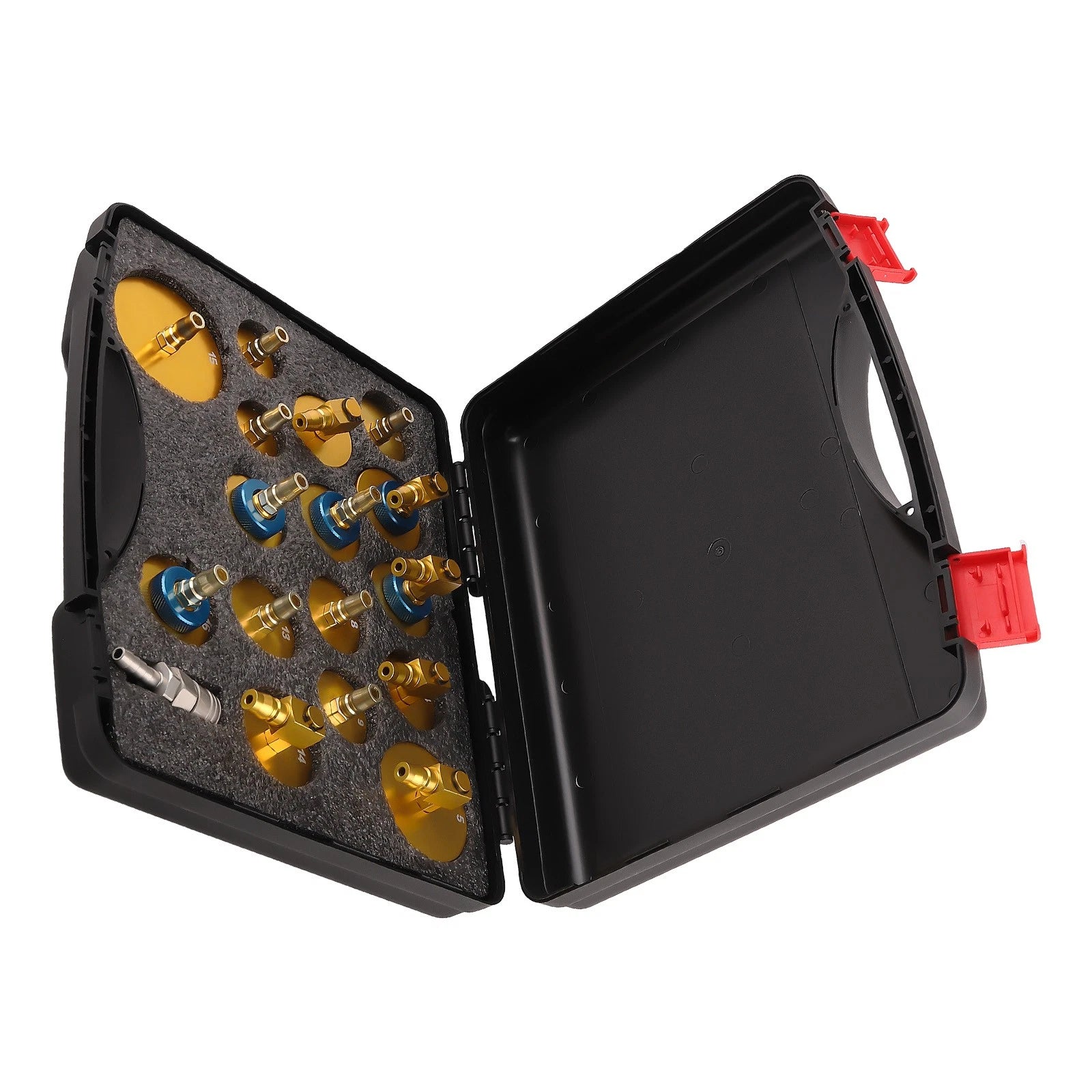 16-Pack Brake Bleeding Adapter Set for Master Cylinder