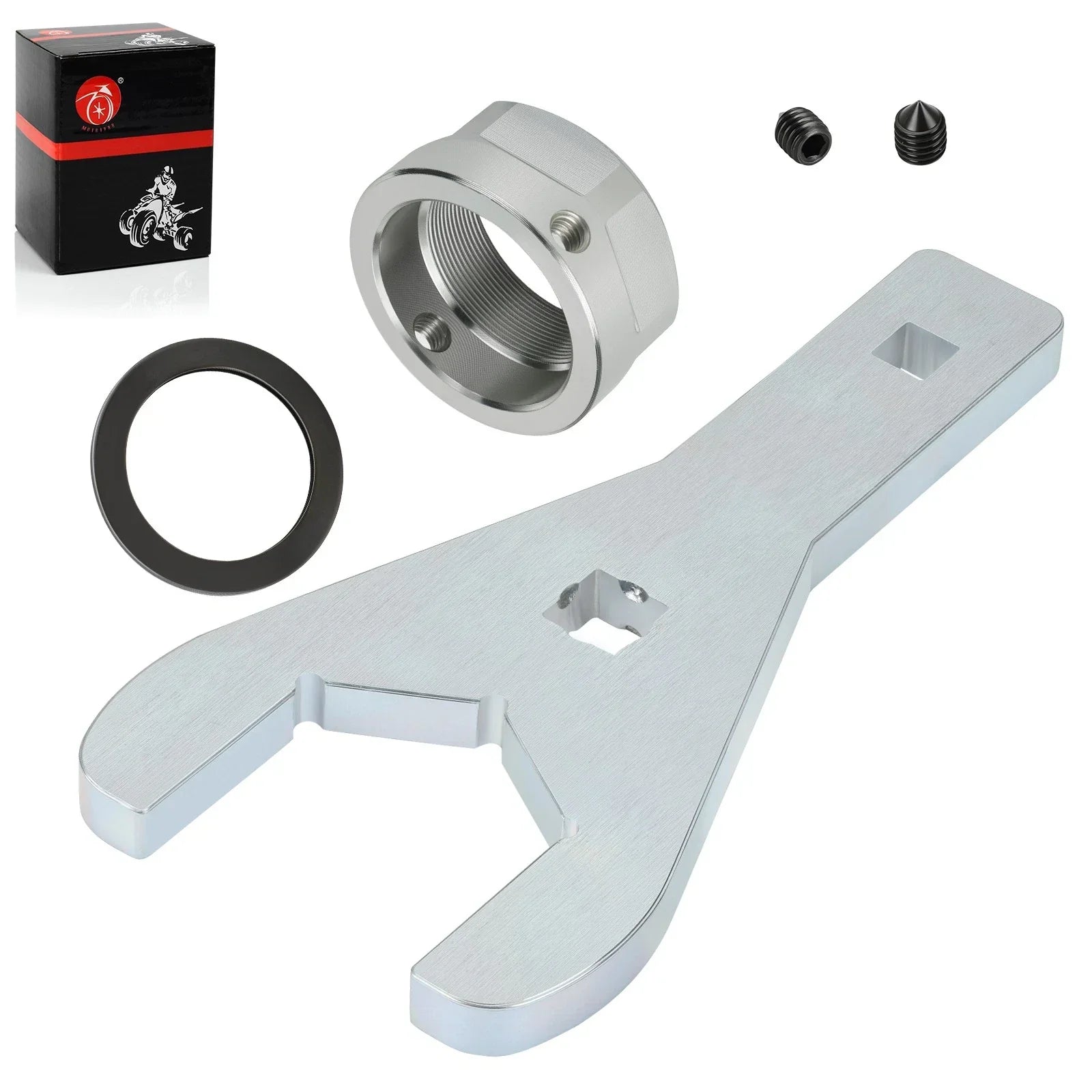 Rear Axle Nut Wrench 46mm & Lock Nut Set for Yamaha Raptor 700/R (2007–2024)