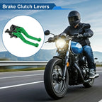 Adjustable Short Brake Clutch Levers for Suzuki GSR750/GSX-S750 (2011–2021) Green