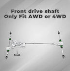 Driveshaft Assembly for Dodge Dakota 4WD (2007-2010)