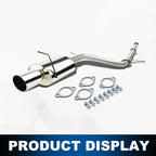 Stainless 4" Muffler Tip Catback Exhaust System for Eclipse 2006–2009 2.4L 4G69