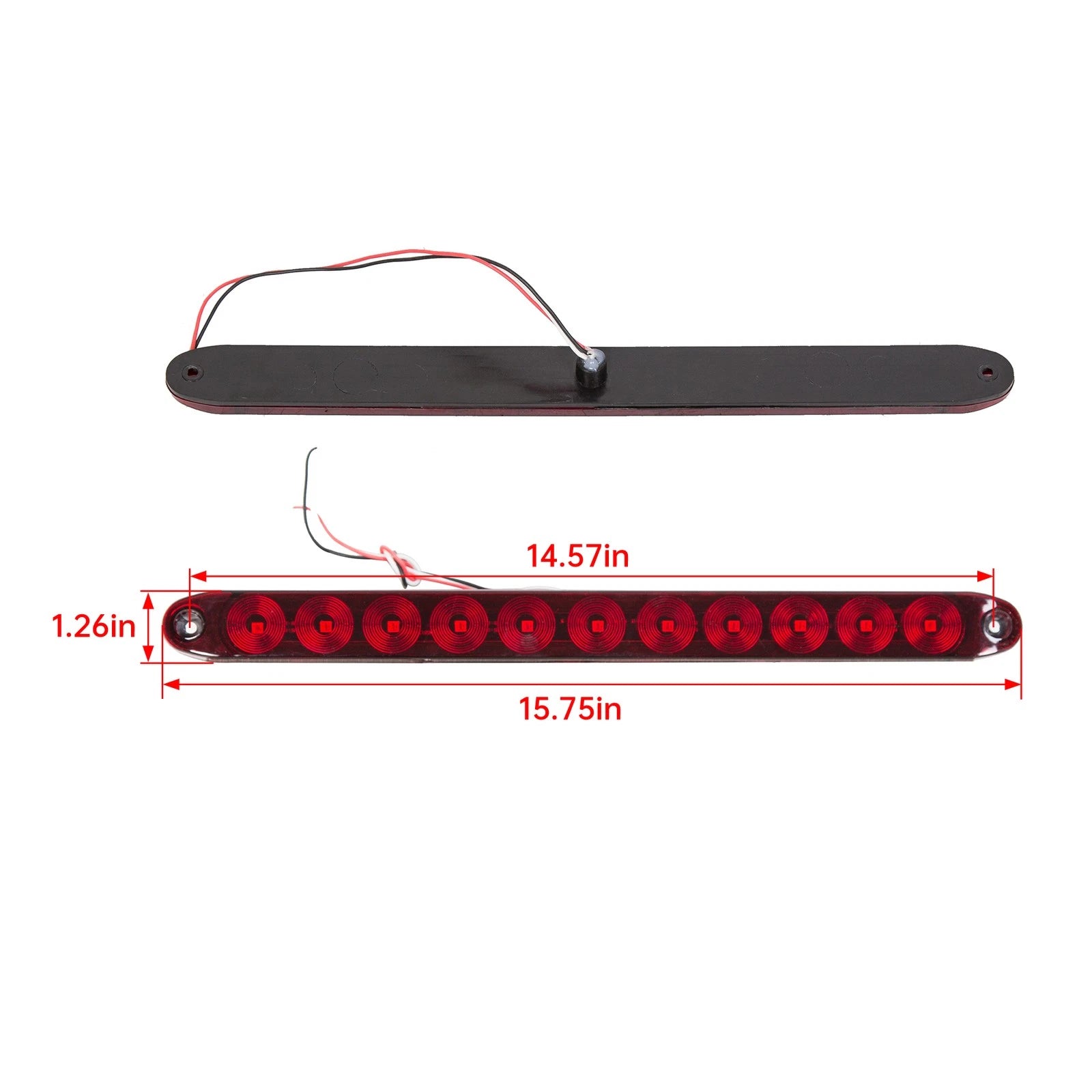 4X 16" LED Light Bar for Truck Trailer (11 LED)