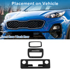 Light Trim Bezel Set for Nissan Serena (2023) Black