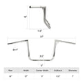 18" Rise Ape Hanger 1-1/4" Handlebar for Harley Touring Electra Glide (2014–2023)