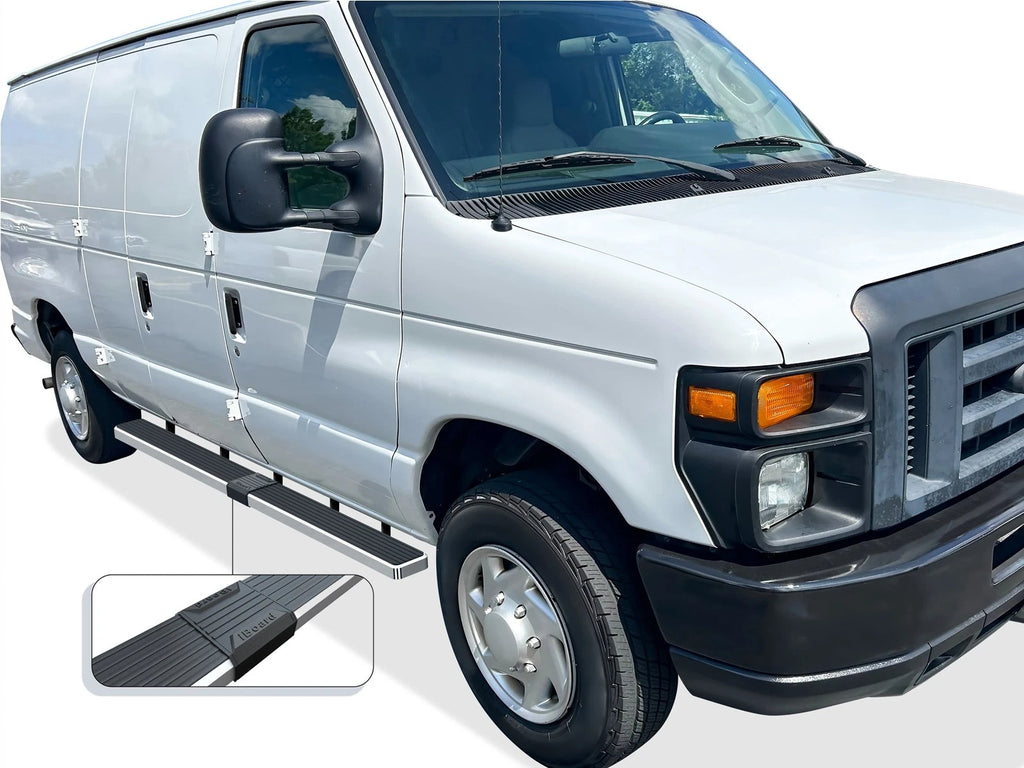 5in Stainless Steel Running Boards for Ford Econoline (1999-2014)