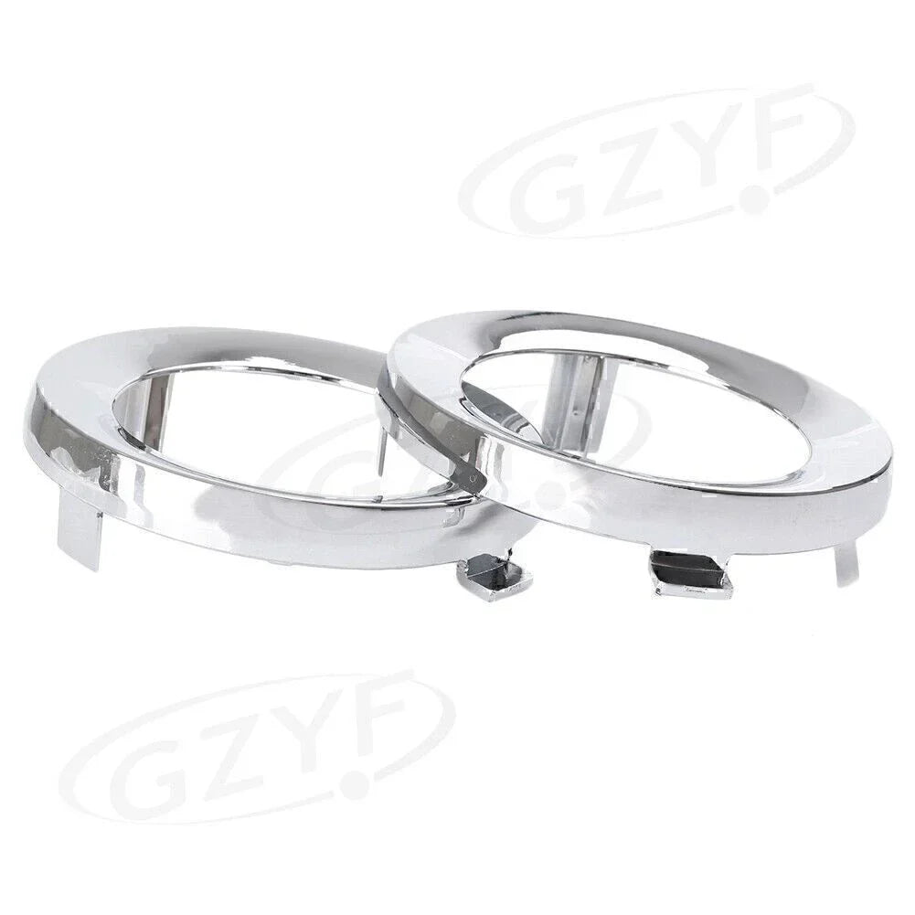 Front Fog Light Lamp Cover Trim Ring for Subaru Forester (2009-2013) Chrome