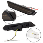 Set of 4 Smoked LED Side Marker Lights for Chevy Camaro SS LT (2010–2015)