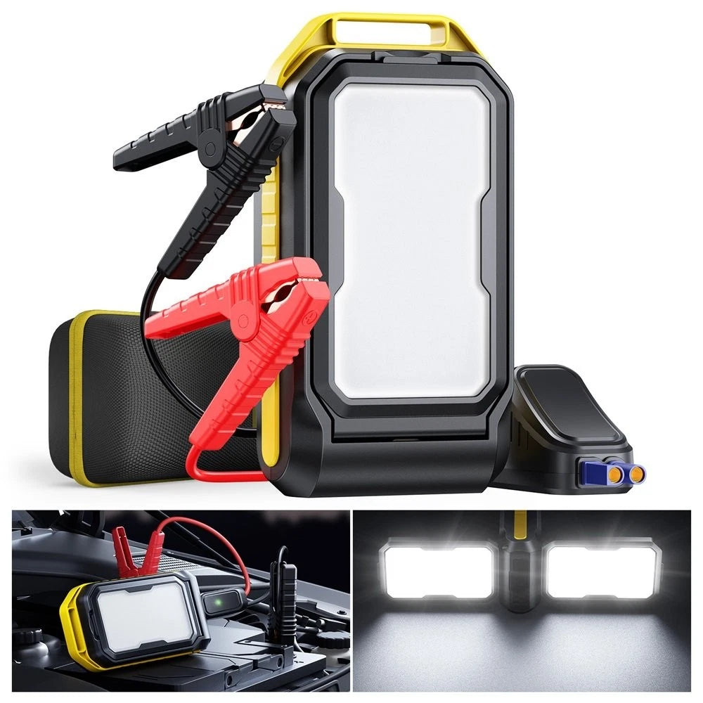 12000mAh Car Jump Starter Power Bank with LED Light for Universal Use