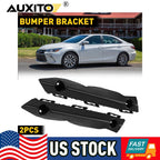 Set of 2 Front Bumper Retainer Mounting Brackets for Toyota Camry (2015–2017)