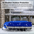 Boat Cover for Pontoon (Heavy Duty, Fishing, Ski)