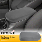 Middle Console Lid Armrest Cover for Toyota Avalon (2013–2018) Dark Gray