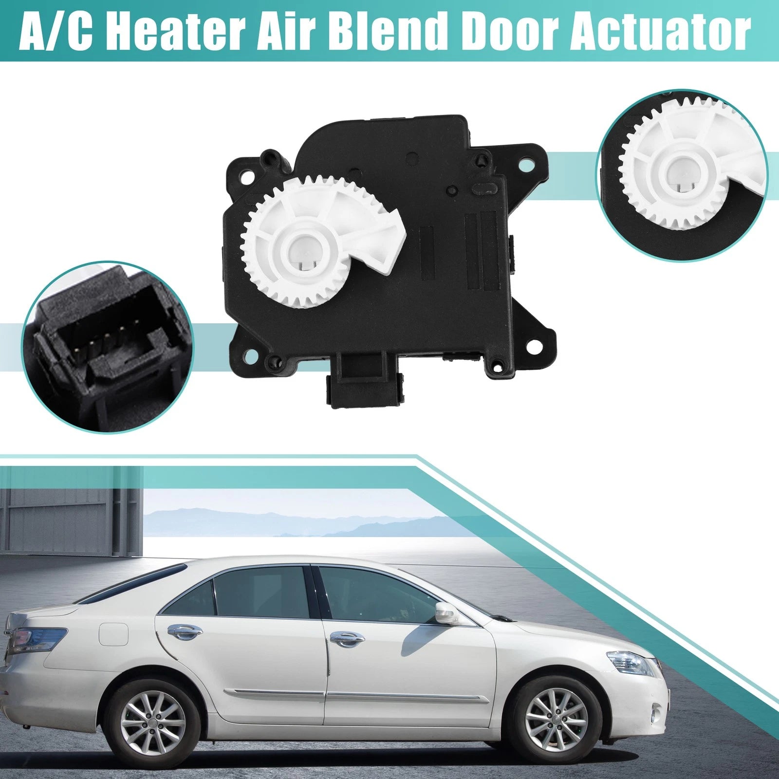 A/C Heater Air Blend Door Actuator 604-906 for Toyota Avalon (2005–2018)