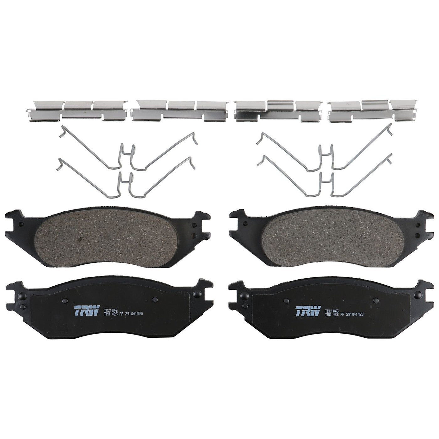 Set of 2 Brake Pads for Ford E-150 Van (2000–2003)