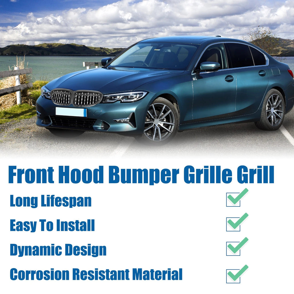 2X Front Hood Bumper Grille for BMW 530e 530i 540d 540i xDrive (2017–2023)