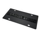 Black License Plate Frame with Ford Emblem for Expedition (2003–2024)