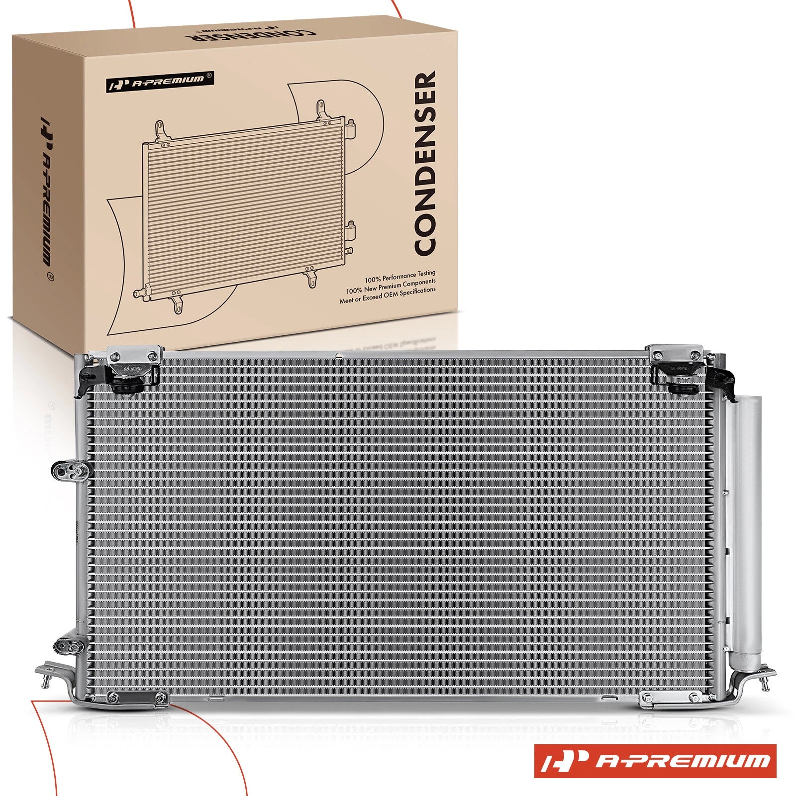 A/C Condenser with Bracket and Receiver Drier for Toyota Avalon (2000-2004)