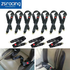10 Pack Adjustable 2-Point Lap Seat Belts for Universal Trucks & Cars