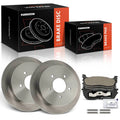 Rear Disc Brake Rotors & Ceramic Pads for Ford F-150 (1999–2003)