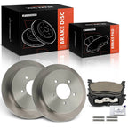 Rear Disc Brake Rotors & Ceramic Pads for Ford F-150 (1999–2003)