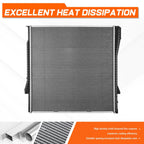 Aluminum Core Cooling Radiator for BMW X5 4.4L 4.6L 4.8L (2000–2006) DPI-2593
