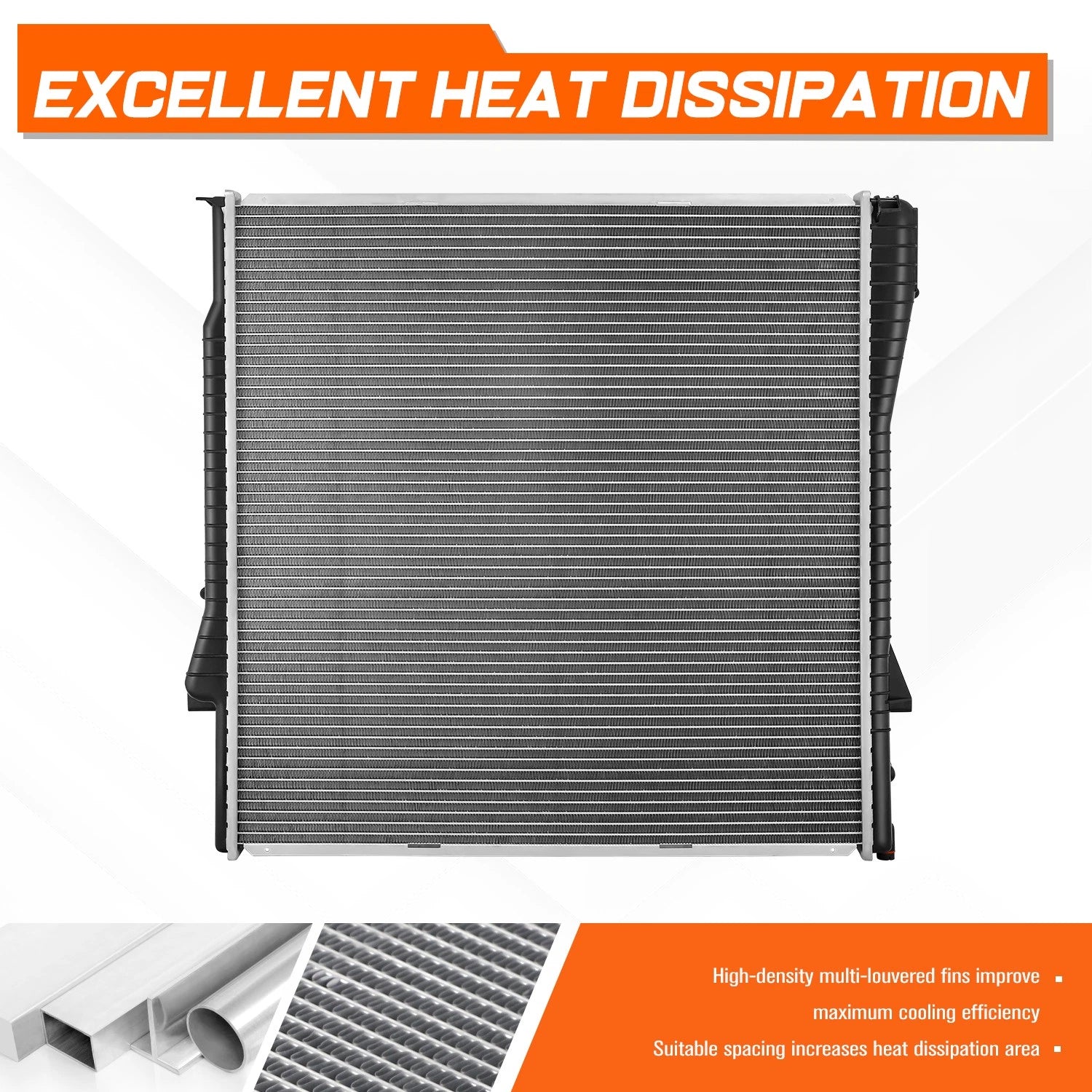 Aluminum Core Cooling Radiator for BMW X5 4.4L 4.6L 4.8L (2000–2006) DPI-2593