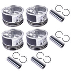 Set of 4 Pistons and Rings for Toyota 4Runner Tacoma T100 2.7L (1995–2004)