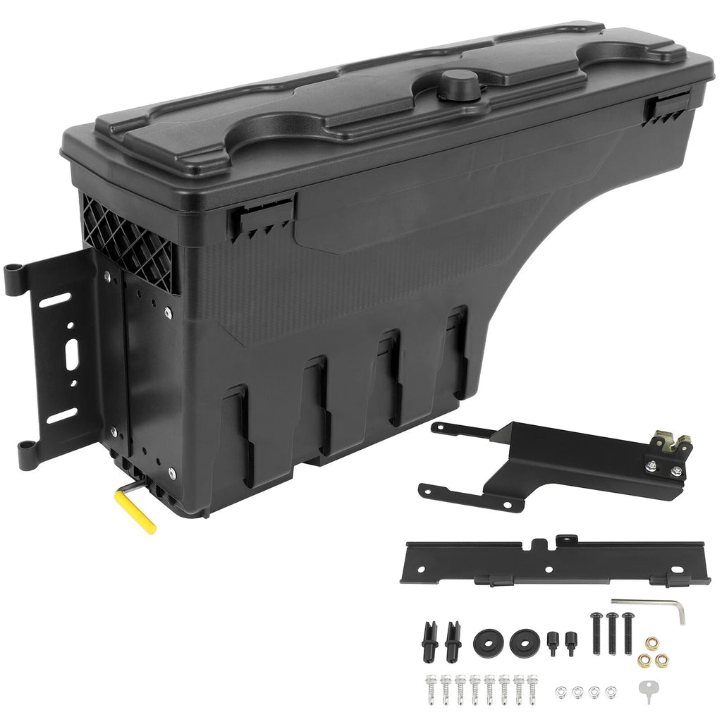 Left Driver Side Swing Case Truck Bed Storage Tool Box for Ford F150 (2015–2022)