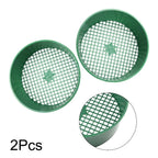 Set of 2 Plastic Mesh Garden Sieves for Compost, Stone, Soil Tool