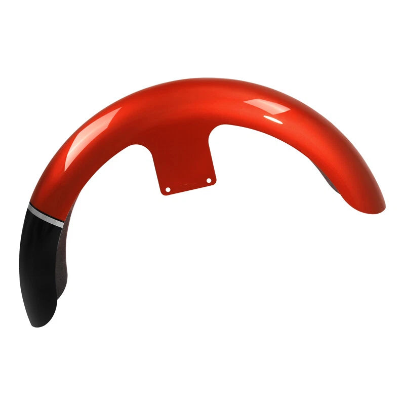 21" Front Fender for Harley Touring (1997–2013) Sunset Orange/Sunset Black Fade