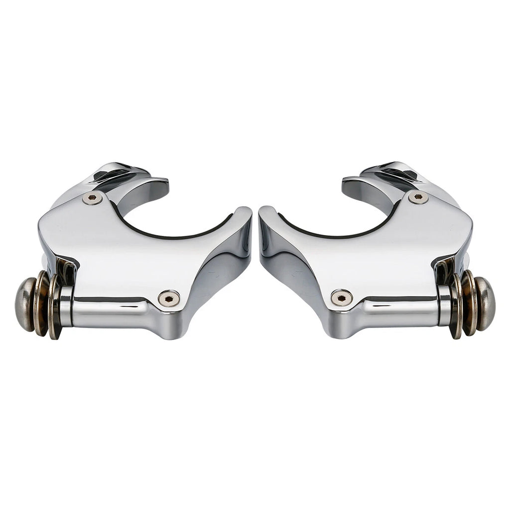Detachable 49mm Windshield Clamps for Harley Dyna Street Bob Wide Glide (2006–2023)