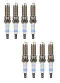 Set of 8 Bosch Double Iridium Spark Plugs for Ford Mustang V8
