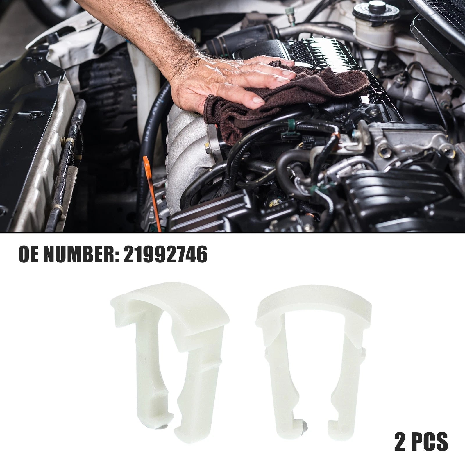 2 Pcs Fuel Line Retaining Clip for Chevrolet Silverado 