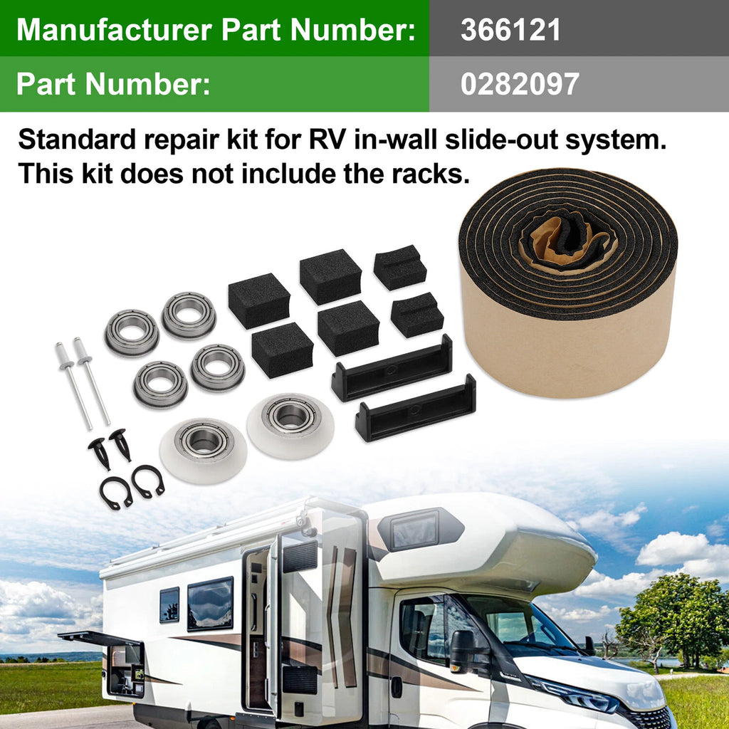 RV Slide Repair Kit for RV In-Wall Slide-Out (Triple Rack)