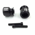Set of 2 Swingarm Spool Sliders for Suzuki GSXR600 GSXR750 GSXR1000 GSXR1100 (Black)