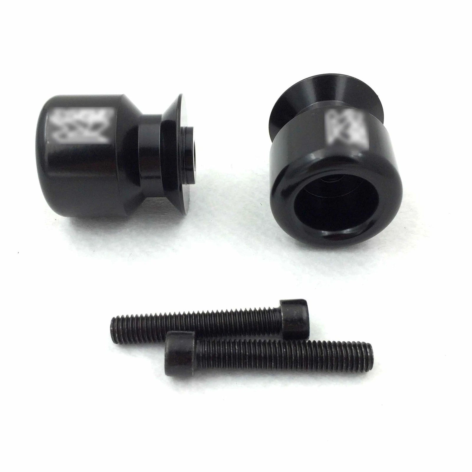 Set of 2 Swingarm Spool Sliders for Suzuki GSXR600 GSXR750 GSXR1000 GSXR1100 (Black)