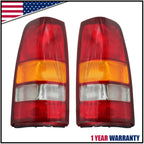 Pair of Red Tail Lights for Chevy Silverado 1500 (1999–2002) & GMC Sierra (1999–2006)