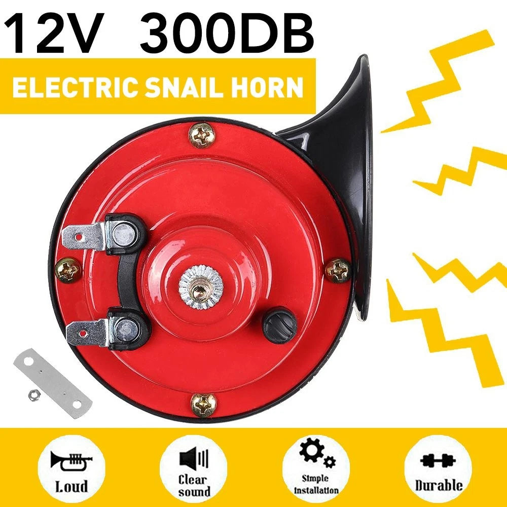 12V Super Loud Train Horn for Motorcycle Car Truck SUV Boat (Waterproof)
