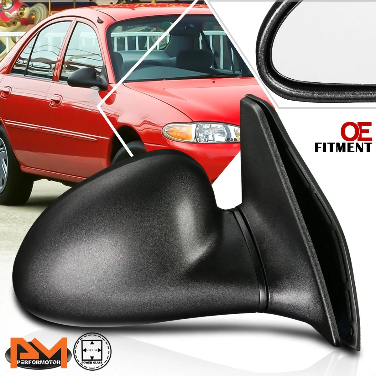 Power Adjustable Side Rear View Door Mirror Right for Ford Escort (1998–2003)