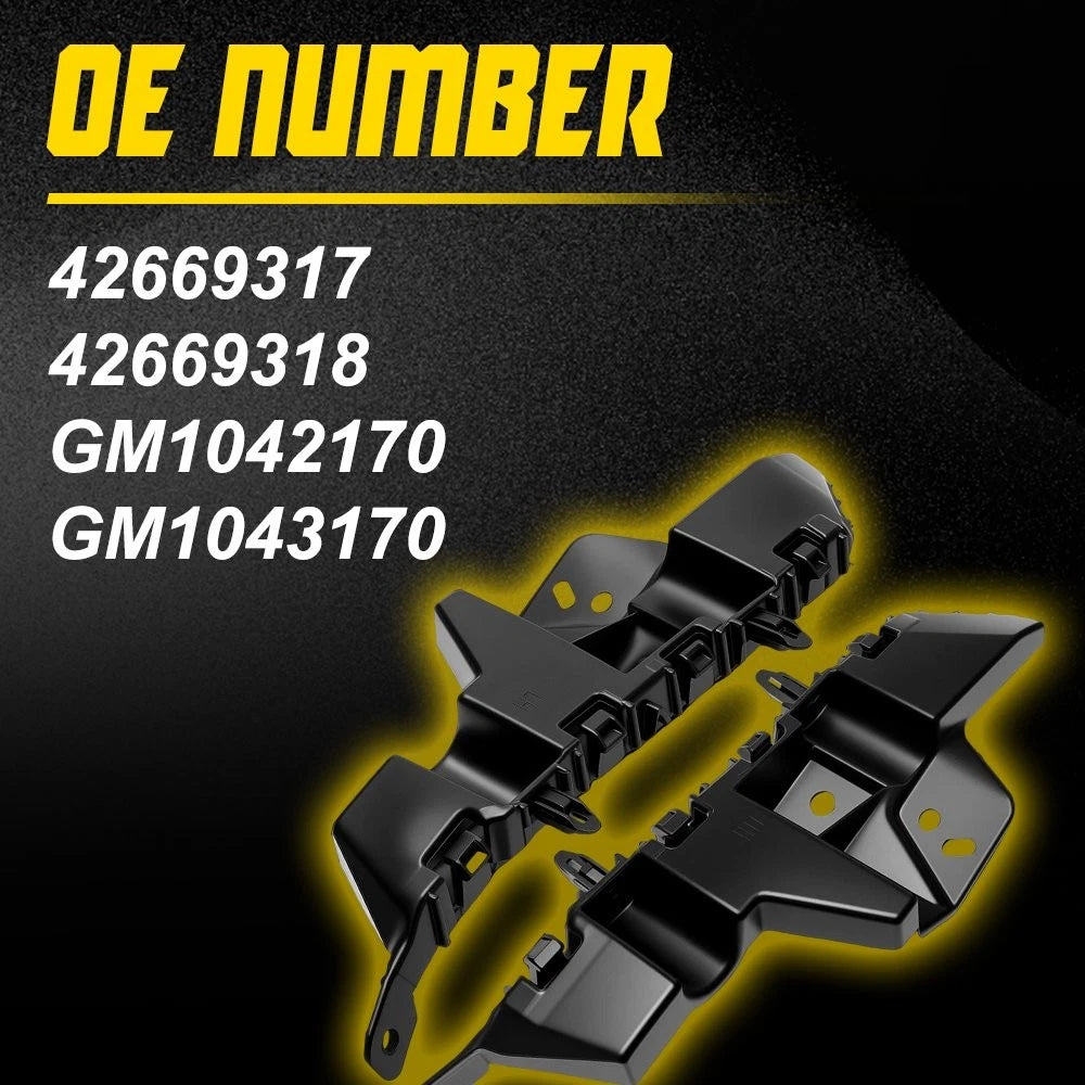 2X Front Bumper Guide Bracket for Buick Encore (2019–2022)