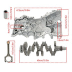 Engine Rebuild Kit for Hyundai Elantra GT (2014–2019) - Crankshaft, Con Rods, Timing Kit