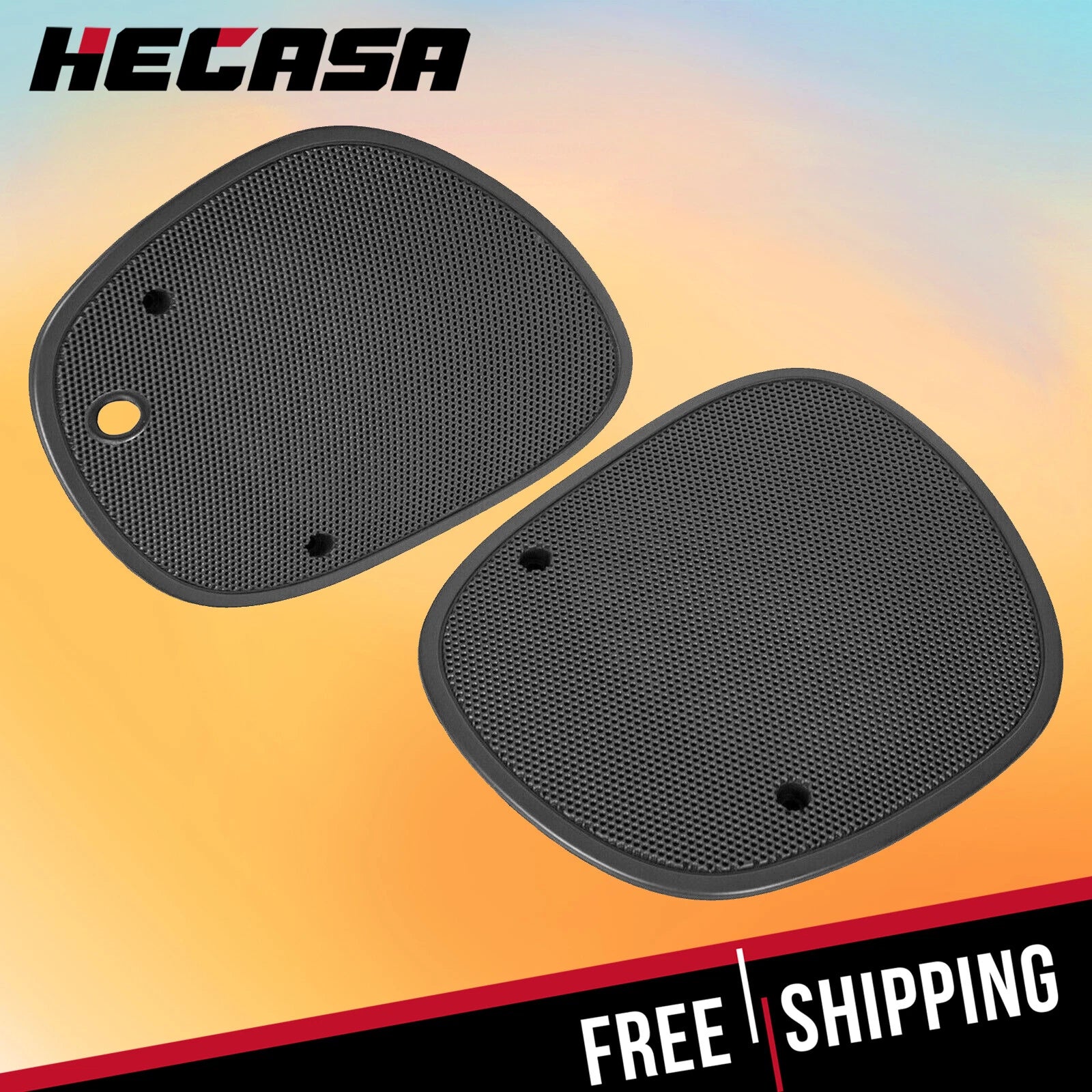 Set of 2 Upper Radio Dash Speaker Cover Grilles for Chevrolet S10 Blazer (1998–2005)