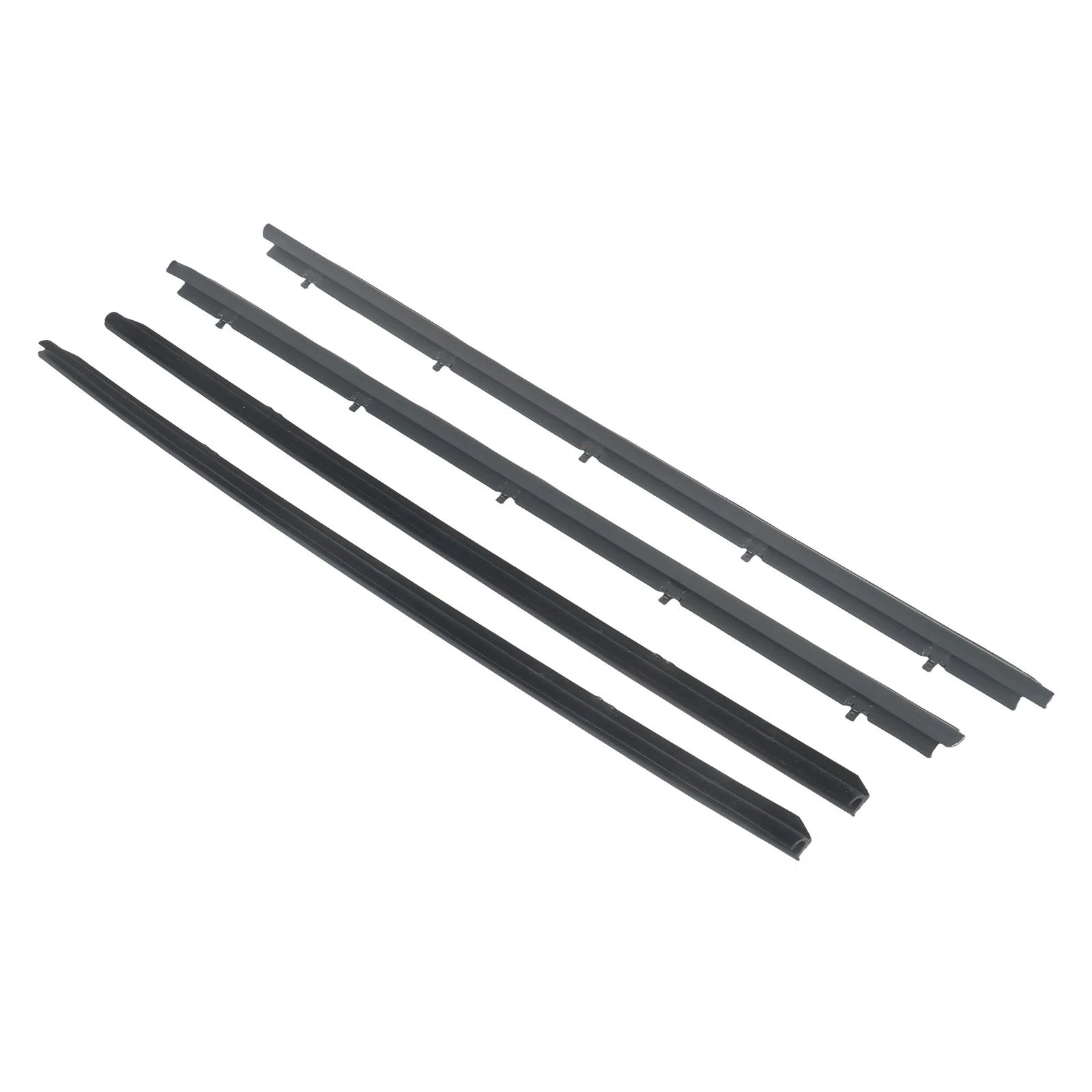 Set of 6 Window Sweep & Run Channel Seal Rubber for GMC Chevy Blazer (1982–1994)
